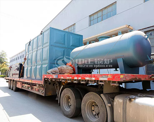 宣威沃土農(nóng)業(yè)240萬大卡YLW系列鏈條爐排導熱油鍋爐項目